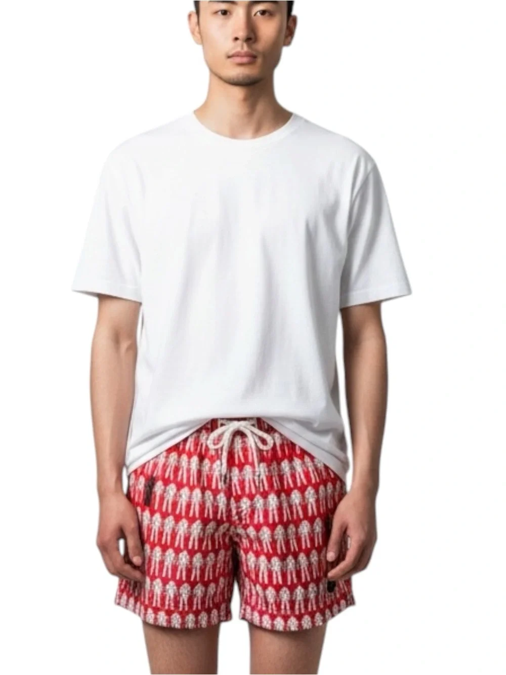 GAP Red Swim Trunks with White Stormtrooper Print Size 10 (BOY) -- GENTLY WORN!!